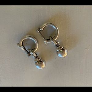 Beautiful Tiffany & Co. SS Fascination Drop Clip On Earrings - Classic Elegance